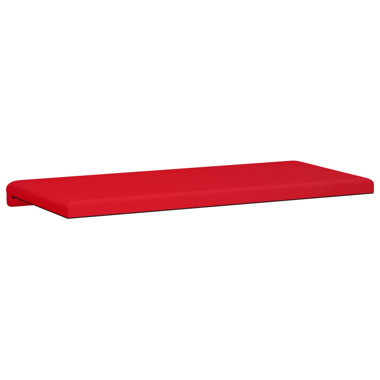Bankkussen Kunstleer Rood Diepte 35 cm image 7