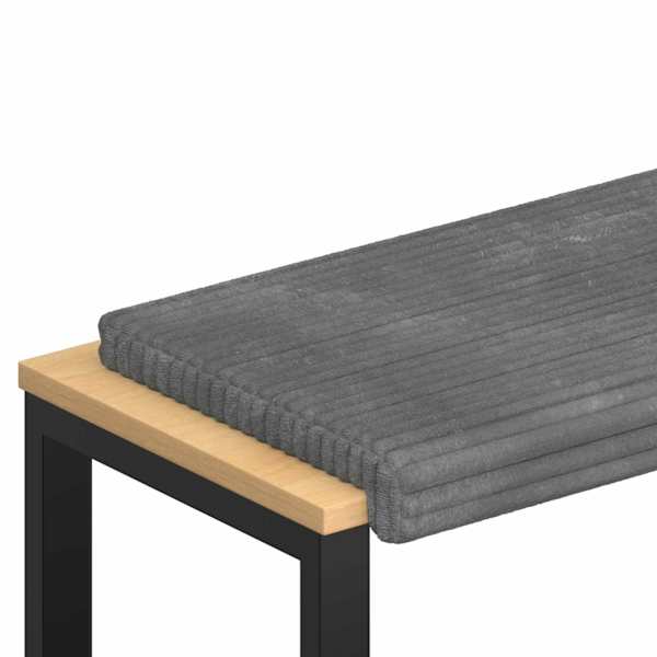 vidaXL Pingipadja Pl&uuml;&uuml;&scaron;ist korduroy Helehall S&uuml;gavus 35 cm