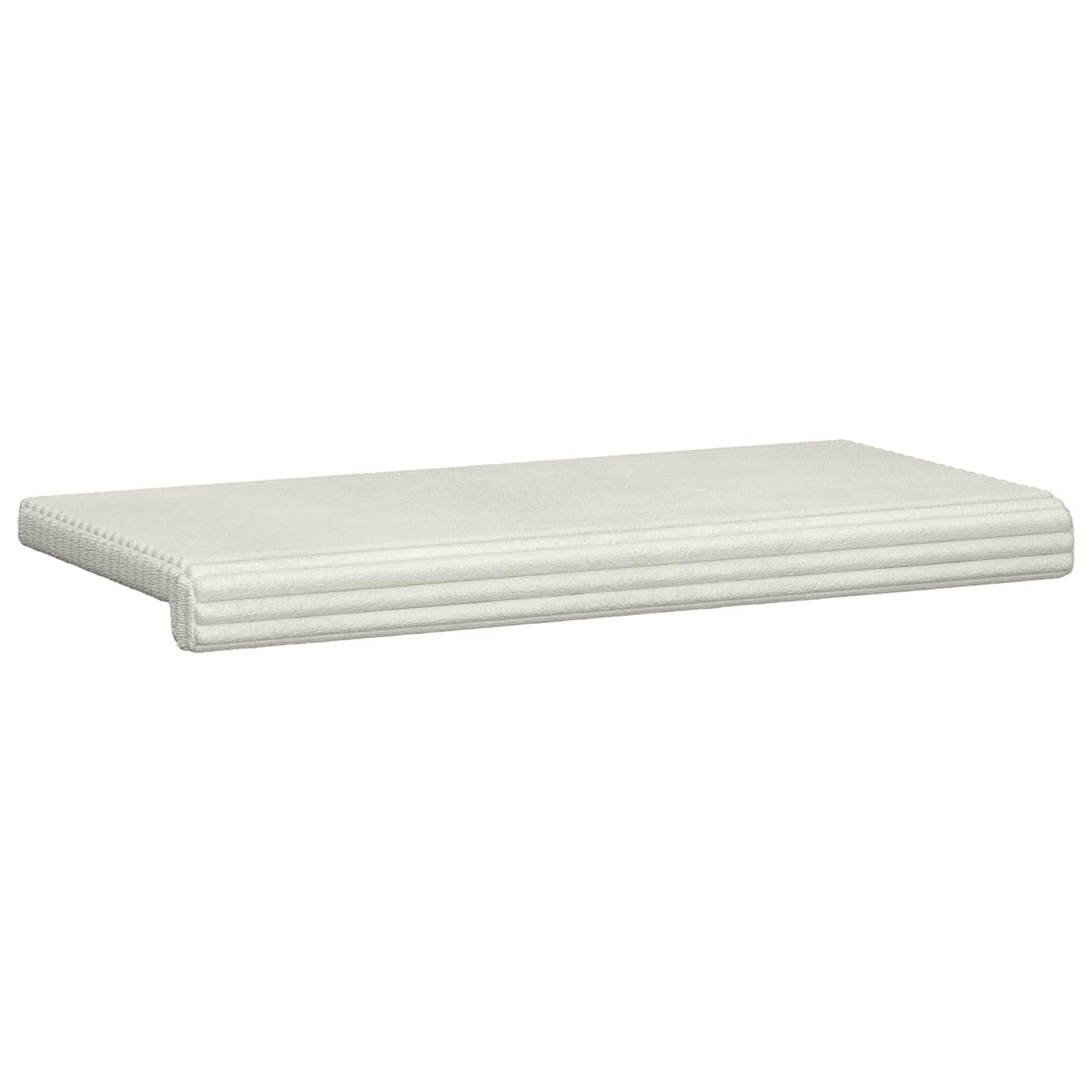Bankkussen Pluche Corduroy Crèmekleurig Diepte 35 cm image 5
