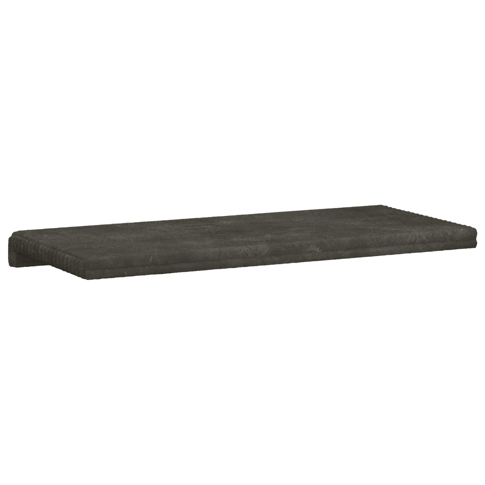 Bankkussen Pluche Corduroy Antraciet Diepte 35 cm image 7