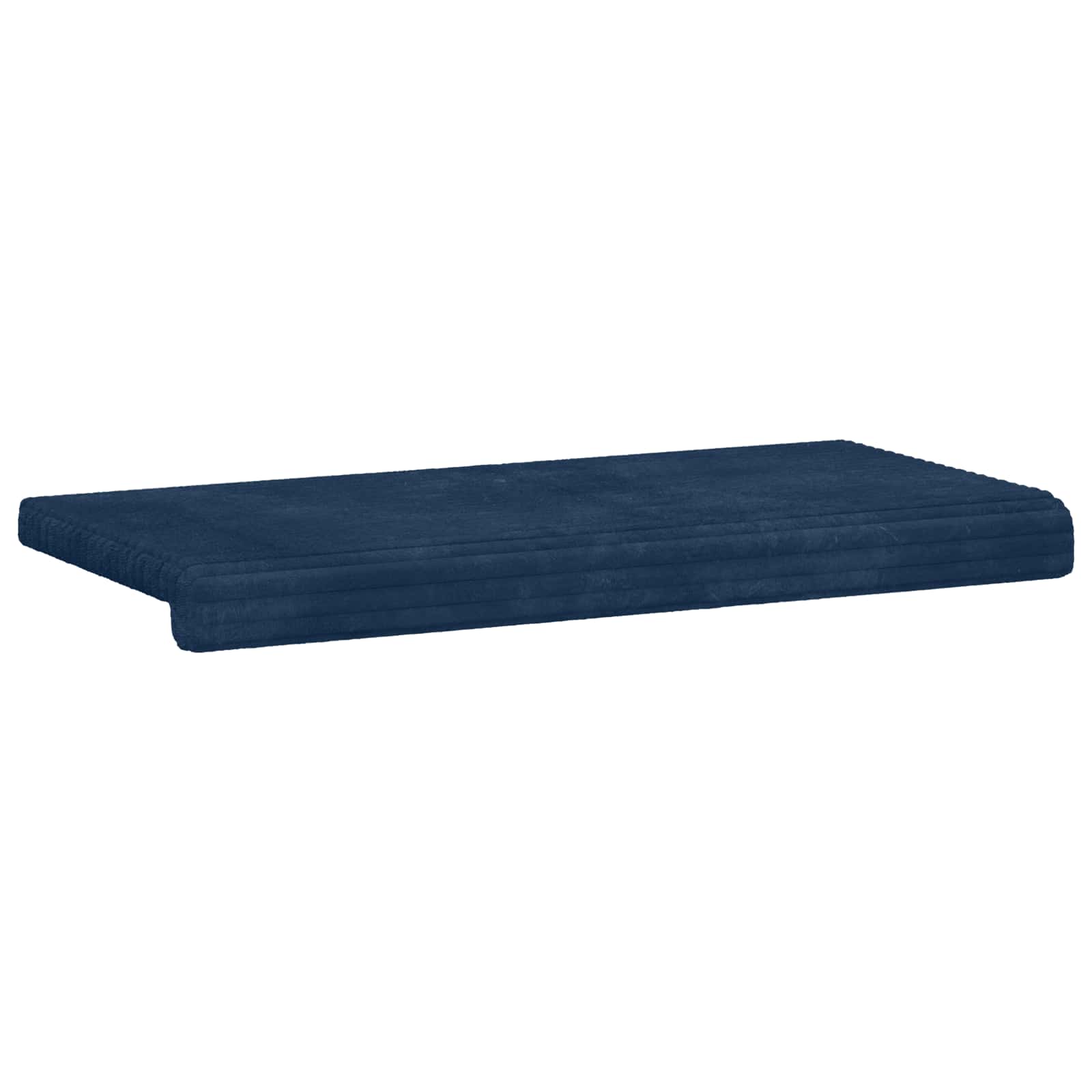 Bankkussen Pluche Corduroy Marineblauw Diepte 35 cm image 5