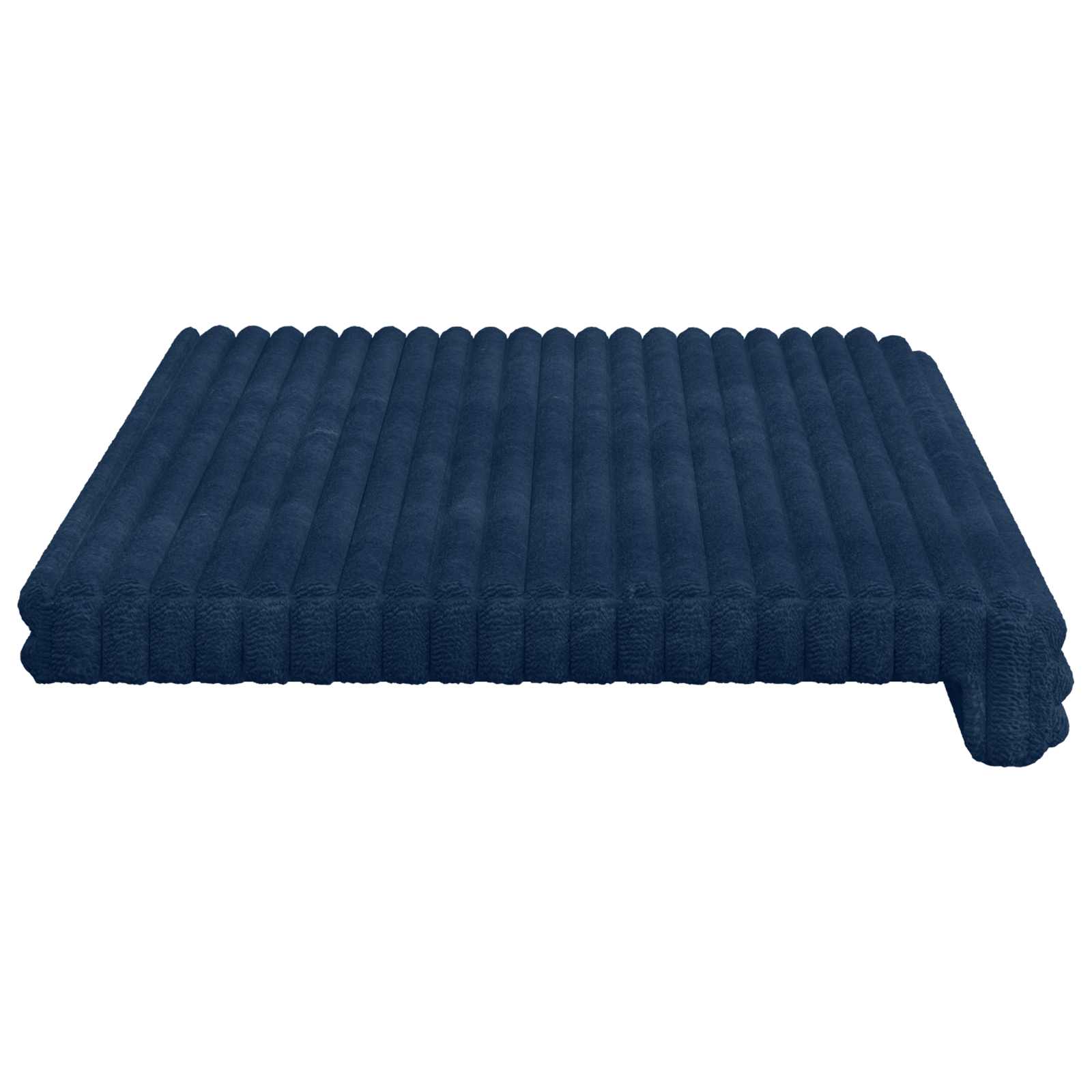 Bankkussen Pluche Corduroy Marineblauw Diepte 35 cm image 6