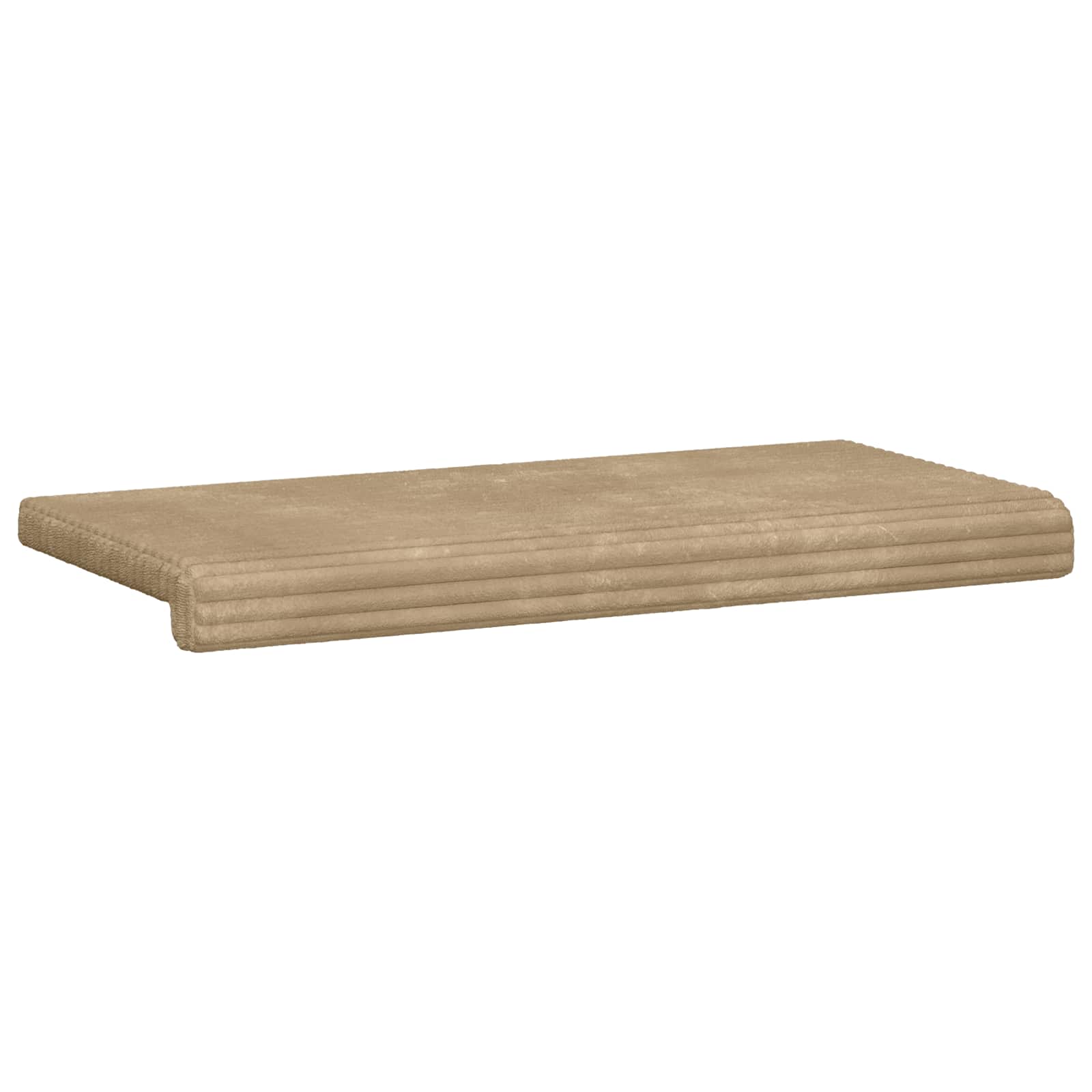 Bankkussen Pluche Corduroy Taupe Diepte 35 cm image 5