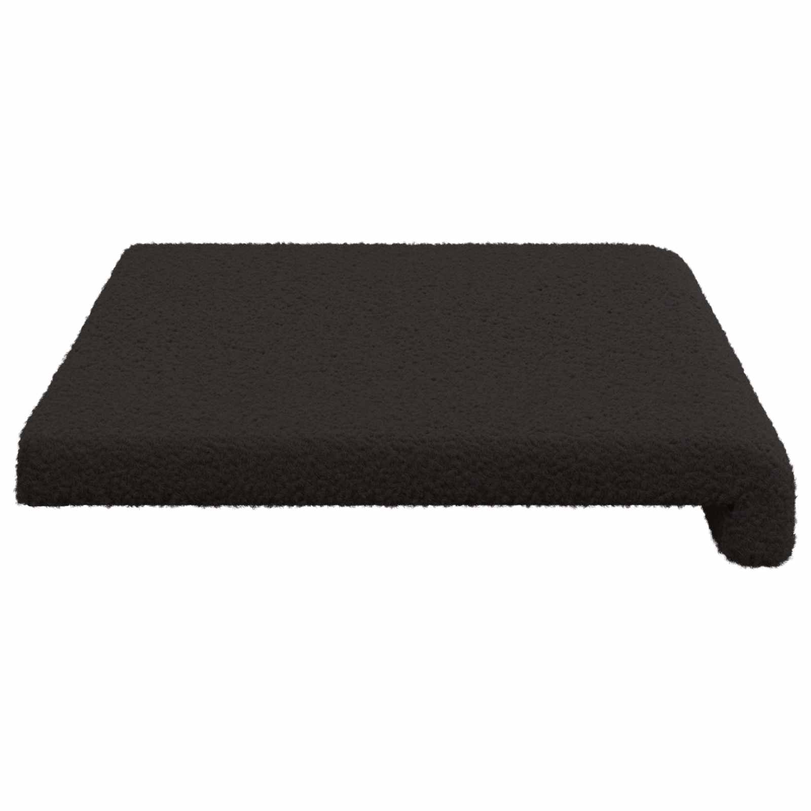 Bankkussen Sherpa Stof Zwart Diepte 35 cm image 6