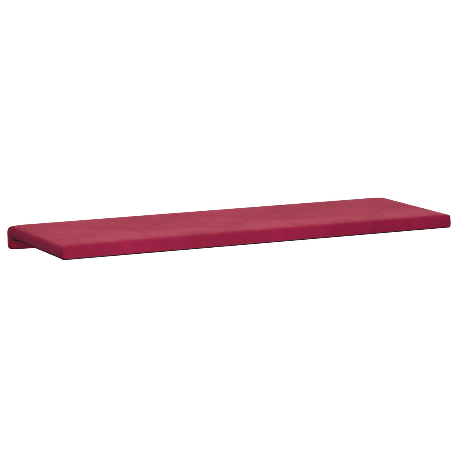 Bankkussen fluweel Wijnrood Diepte 35 cm image 7
