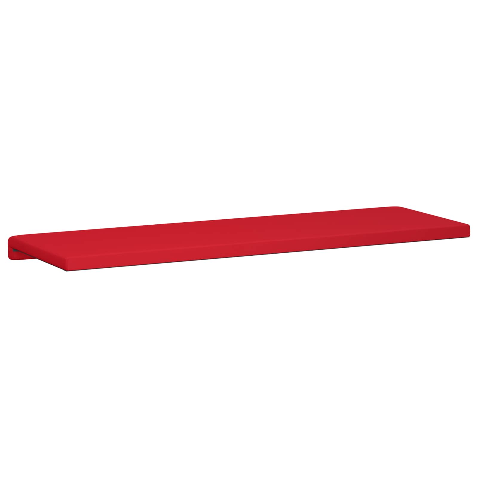 Bankkussen Kunstleer Rood Diepte 35 cm image 7