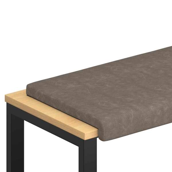 vidaXL Pingipadja Kunstnahk Hall S&uuml;gavus 35 cm