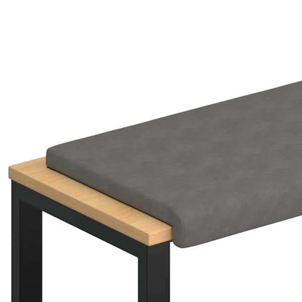 vidaXL Pingipadja Mikrofiiber Tumehall S&uuml;gavus 35 cm