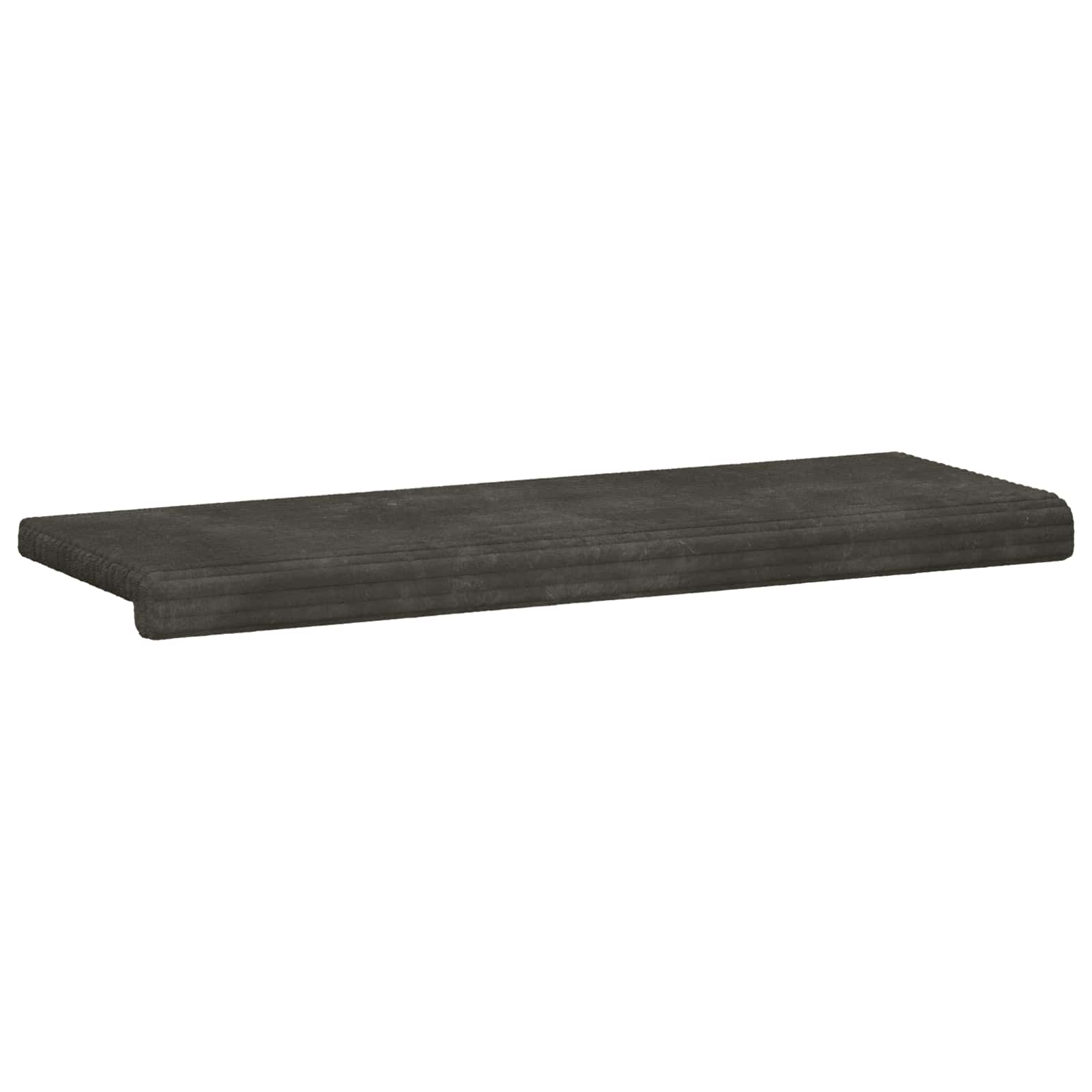 Bankkussen Pluche Corduroy Antraciet Diepte 35 cm image 5