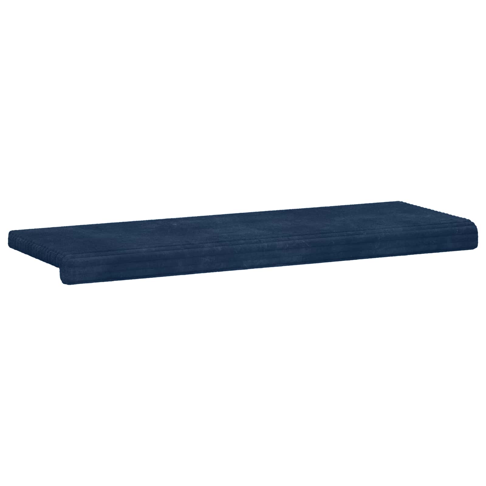Bankkussen Pluche Corduroy Marineblauw Diepte 35 cm image 5