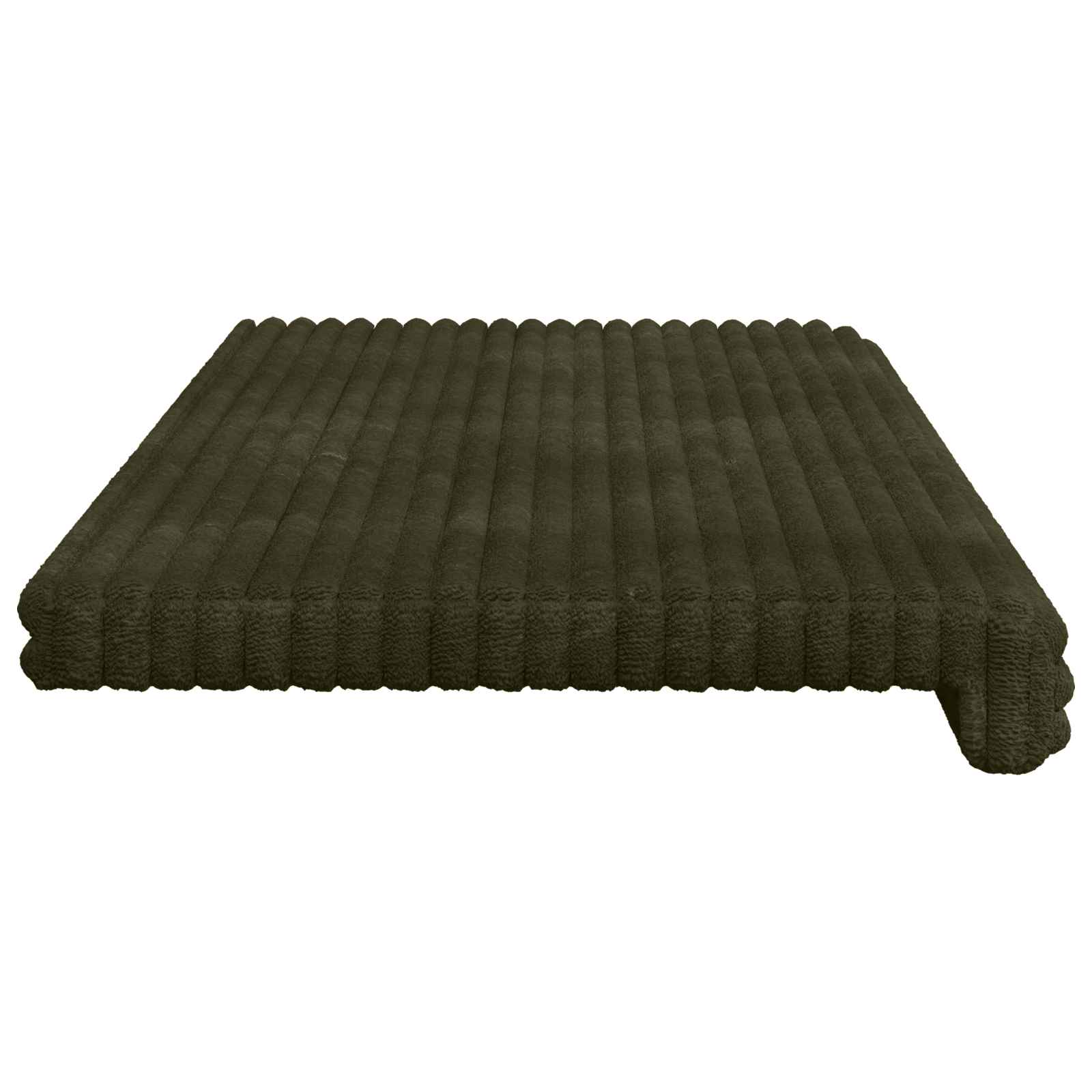Bankkussen Pluche Corduroy Groen Diepte 35 cm image 6