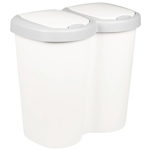 vidaXL Pr&uuml;gikast Valge 49,5 x 30 x 46,5 cm PP