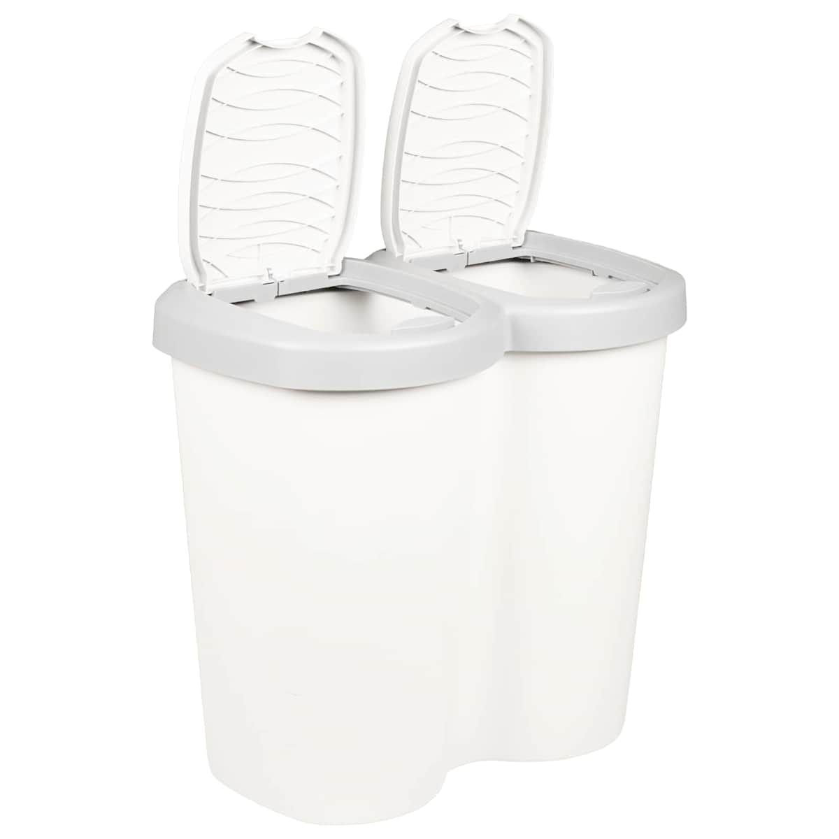 Affaldsspand Hvid 49,5 x 30 x 46,5 cm PP - Billede 3