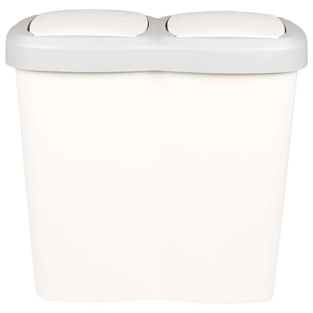 Affaldsspand Hvid 49,5 x 30 x 46,5 cm PP - Billede 4
