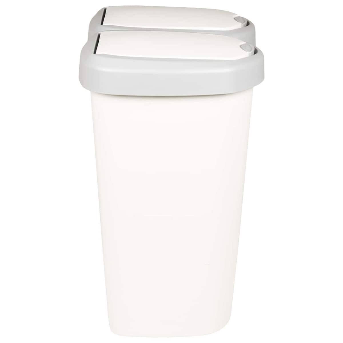Affaldsspand Hvid 49,5 x 30 x 46,5 cm PP - Billede 5