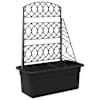 vidaXL Pott-Trellis Antratsiit 58 x 29 x 78 cm PP