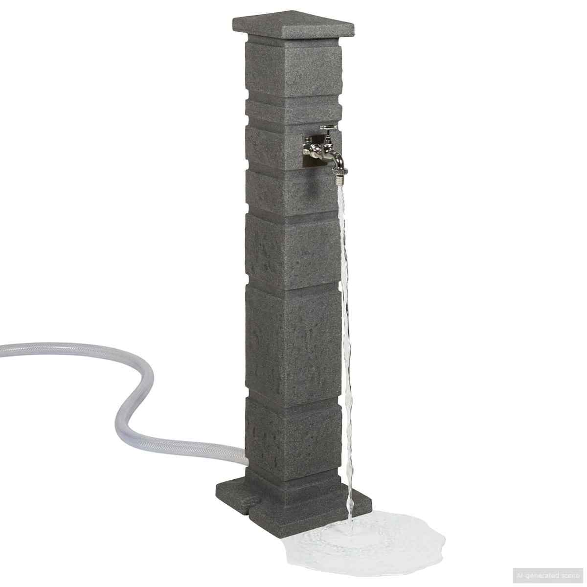 Havetransporter Antracit 26 x 26 x 101 cm PE - Billede 3