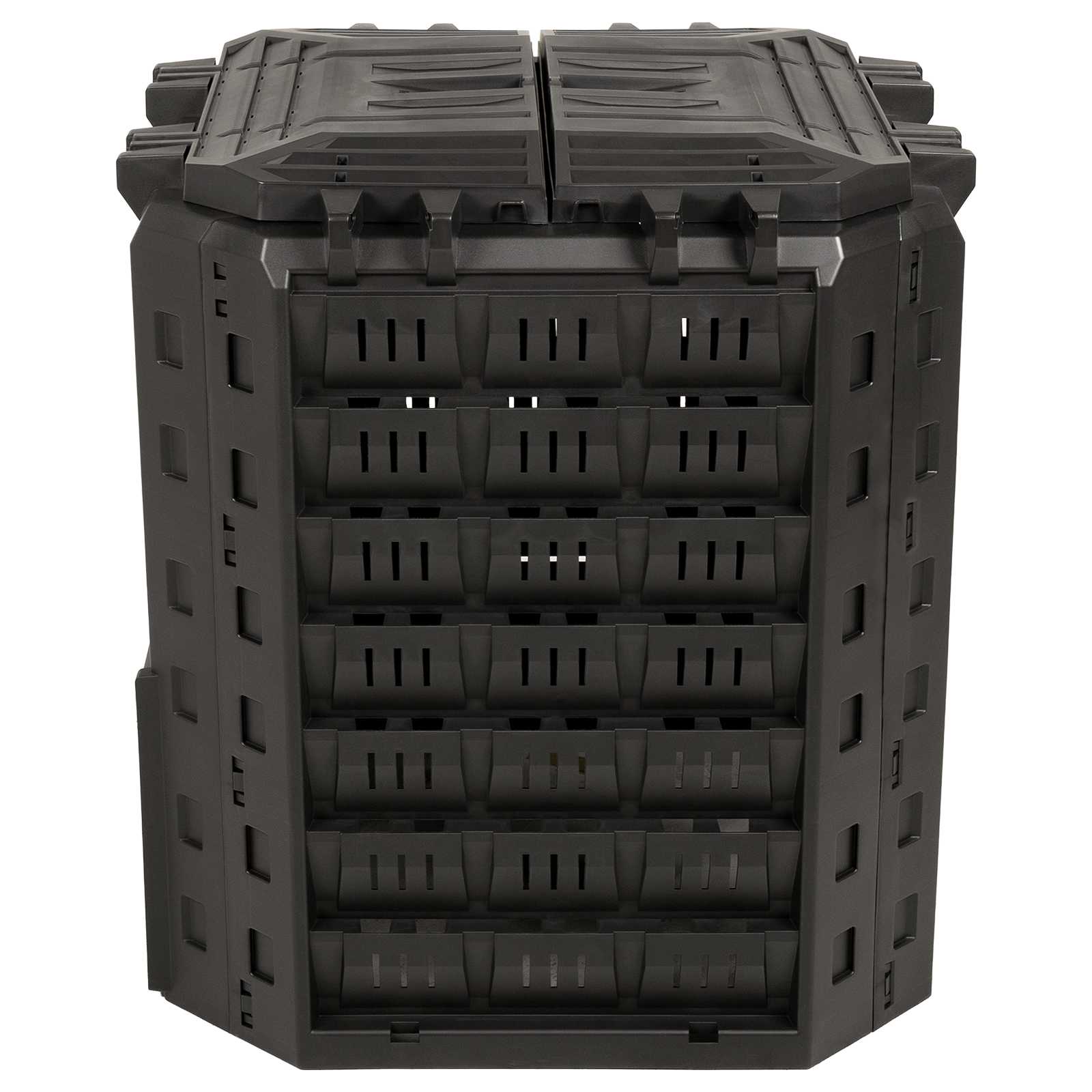 Tuincomposter Zwart 71 x 71 x 81,5 cm 100% PP image 4
