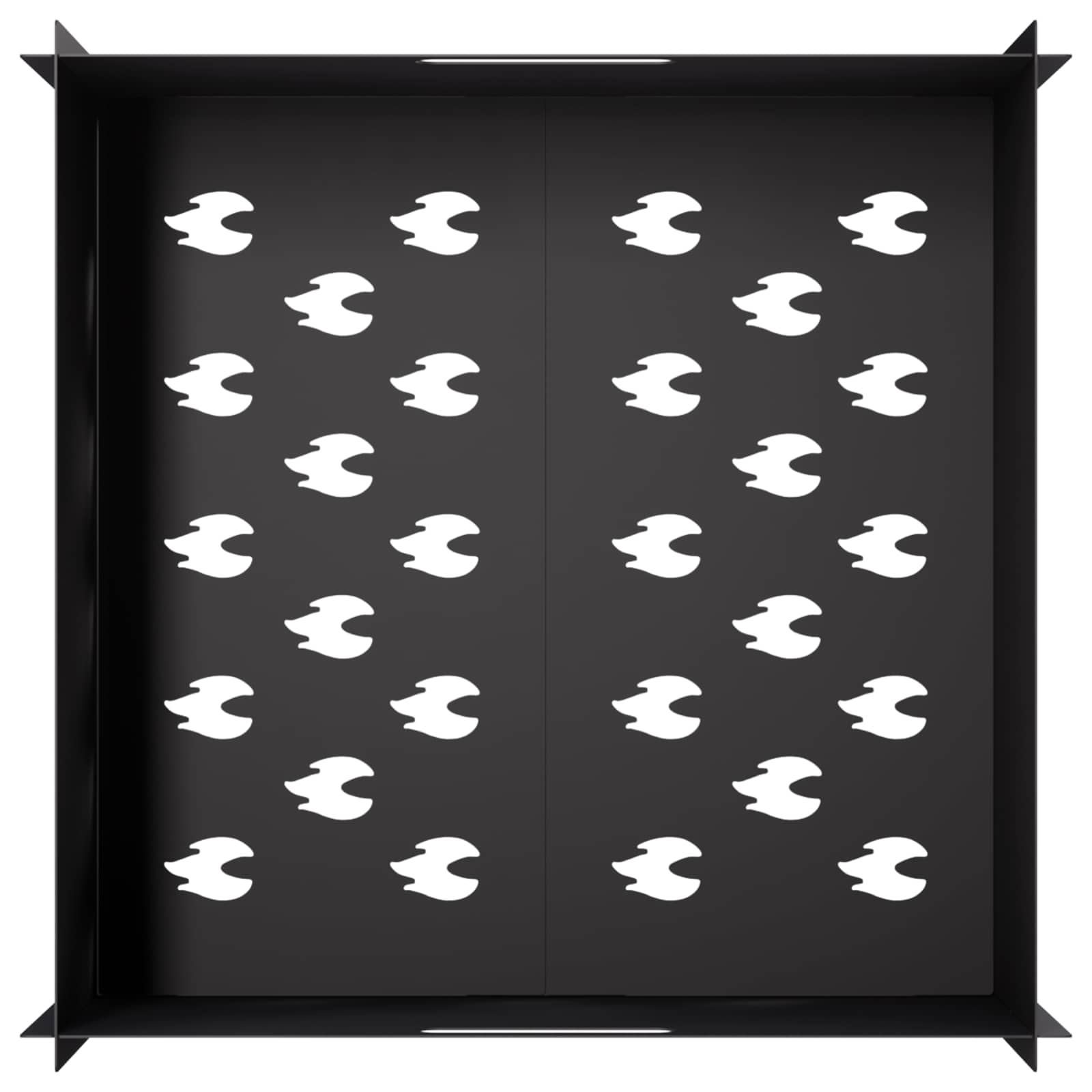 Огнище Черно 60 x 60 x 30 cm Стомана — изображение 3