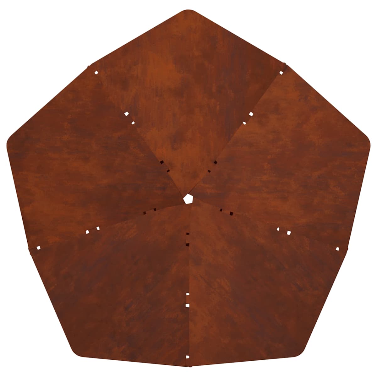 Bålsted Rusten 53 x 53 x 18,5 cm Cortenstål - Billede 6