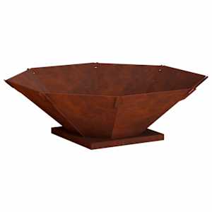 vidaXL L&otilde;kkekoht Rooste 50 x 50 x 15,5 cm Ilmastikukindel teras