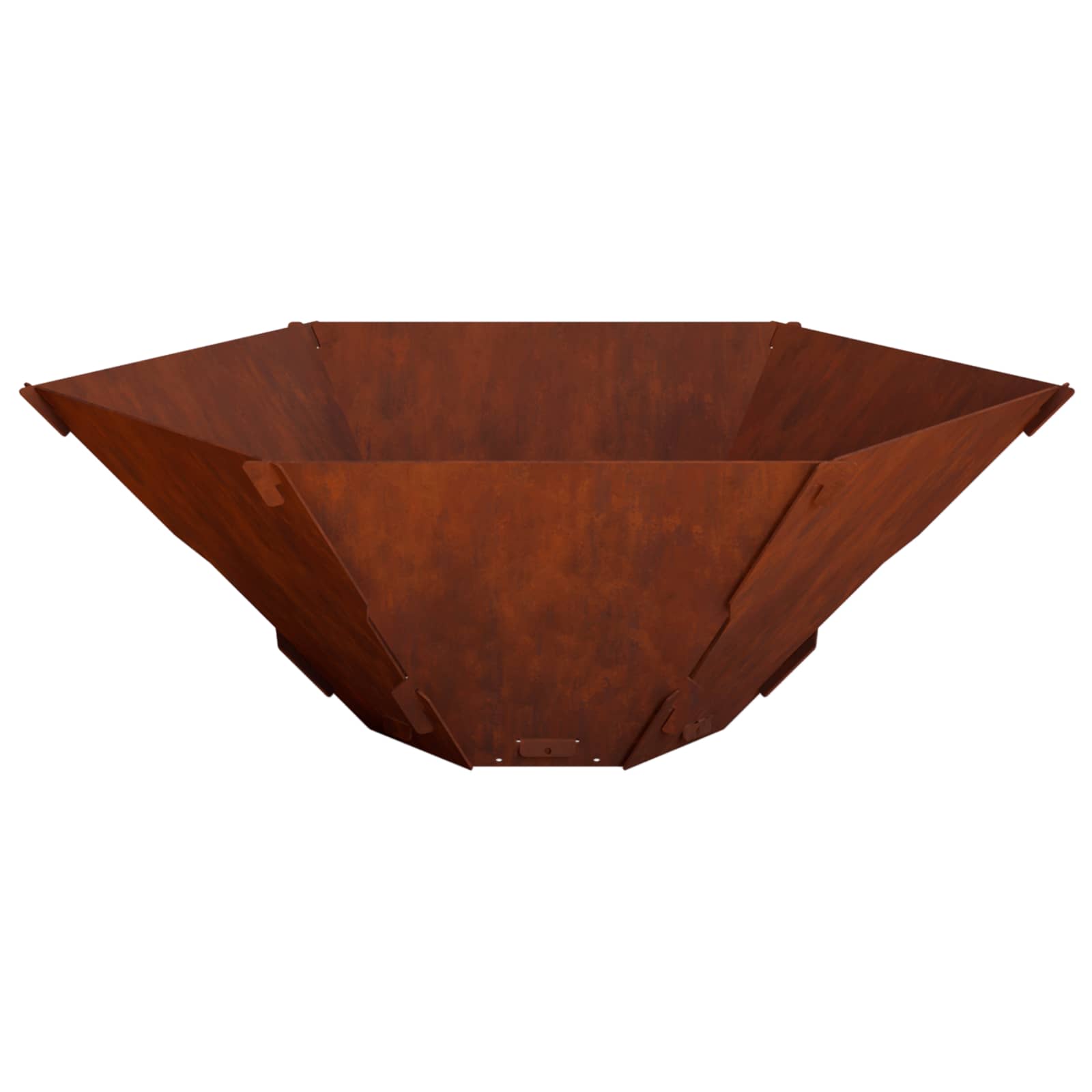 vidaXL Bålsted Rusten 58,5 x 51,5 x 19,5 cm Cortenstål