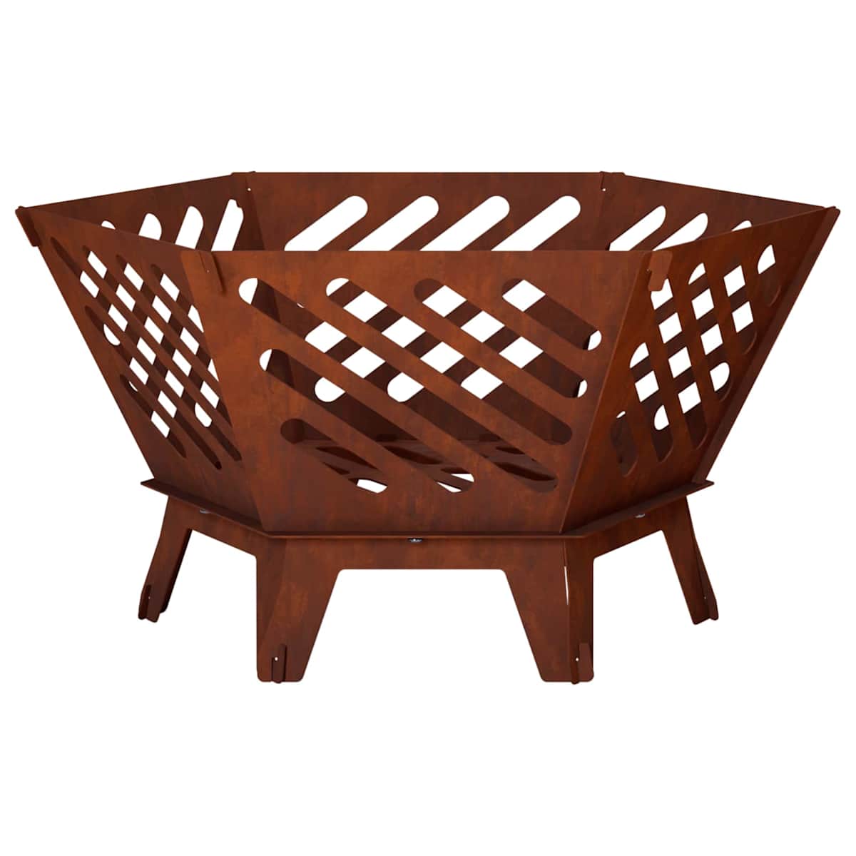 Bålsted Rusten 60 x 53 x 30 cm Cortenstål - Billede 5