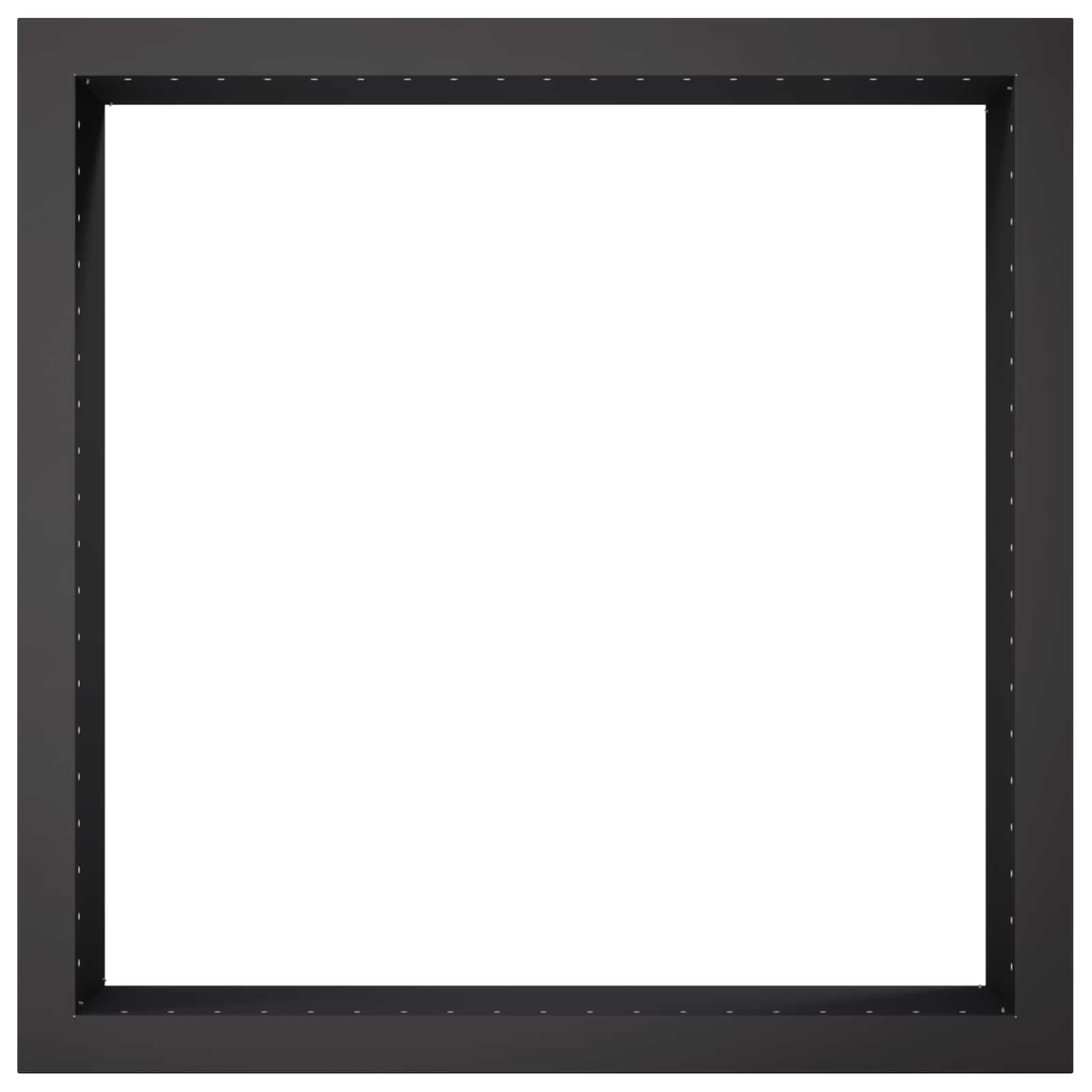 Obroč za Ognjišče Črna 100 x 100 x 25 cm Jeklo