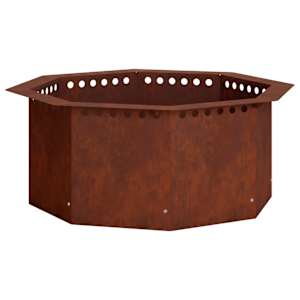 vidaXL Tulease r&otilde;ngas Rooste 60 x 60 x 25 cm Ilmastikukindel teras