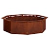 vidaXL Tulease r&otilde;ngas Rooste 100 x 100 x 25 cm Ilmastikukindel teras