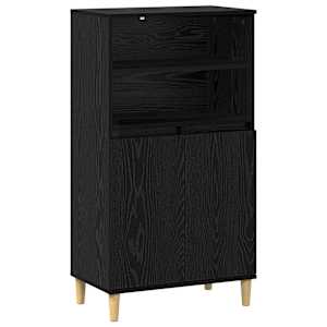 Vysoký bufet Černý dub 60 x 36 x 110 cm Kompozitní dřevo - obrázek 2