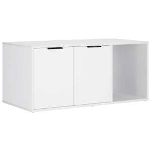 vidaXL Kassi puuri m&ouml;&ouml;bel Valge 100 x 49 x 45 cm Tehispuit