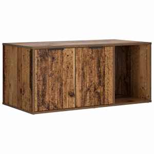 vidaXL Kassi puuri m&ouml;&ouml;bel Vana puit 100 x 49 x 45 cm Tehispuit
