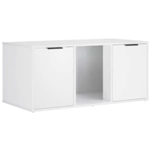 vidaXL Kassi puuri m&ouml;&ouml;bel Valge 100 x 49 x 45 cm Tehispuit