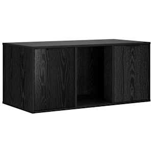 vidaXL Kassi puuri m&ouml;&ouml;bel Must tamm 100 x 49 x 45 cm Tehispuit