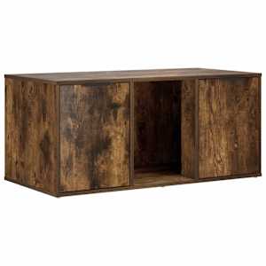 vidaXL Kassi puuri m&ouml;&ouml;bel Suitsutatud tamm 100 x 49 x 45 cm Tehispuit