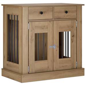 vidaXL Koera puuri m&ouml;&ouml;bel Artisan tamm 80 x 47,5 x 80 cm Tehispuit