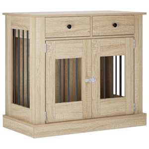 vidaXL Koera puuri m&ouml;&ouml;bel Sonoma tamm 90 x 47,5 x 80 cm Tehispuit