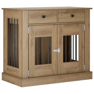 vidaXL Koera puuri m&ouml;&ouml;bel Artisan tamm 90 x 47,5 x 80 cm Tehispuit