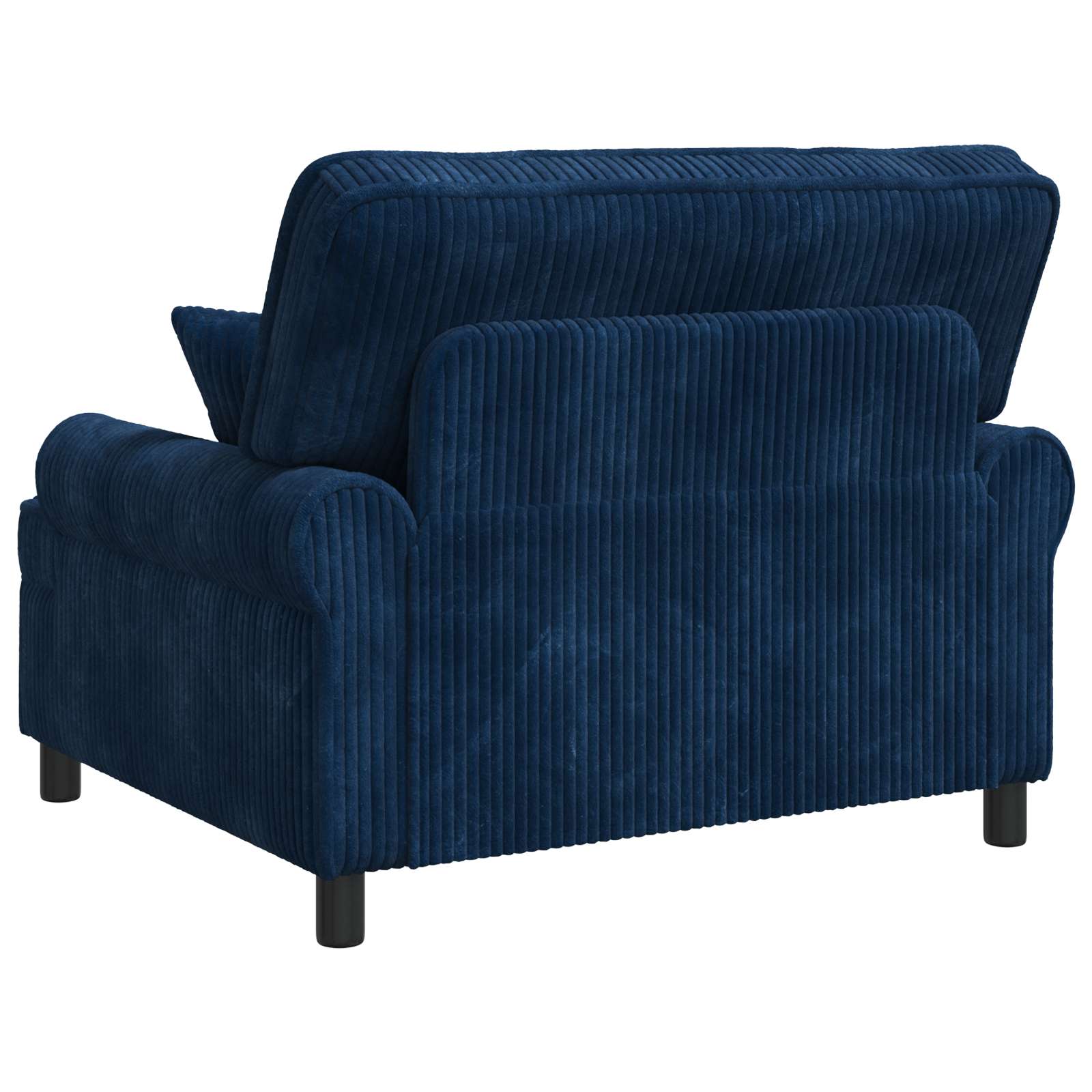 XXL fauteuil met kussens Marineblauw 1,5 Lijnen Stof - Afbeelding 4