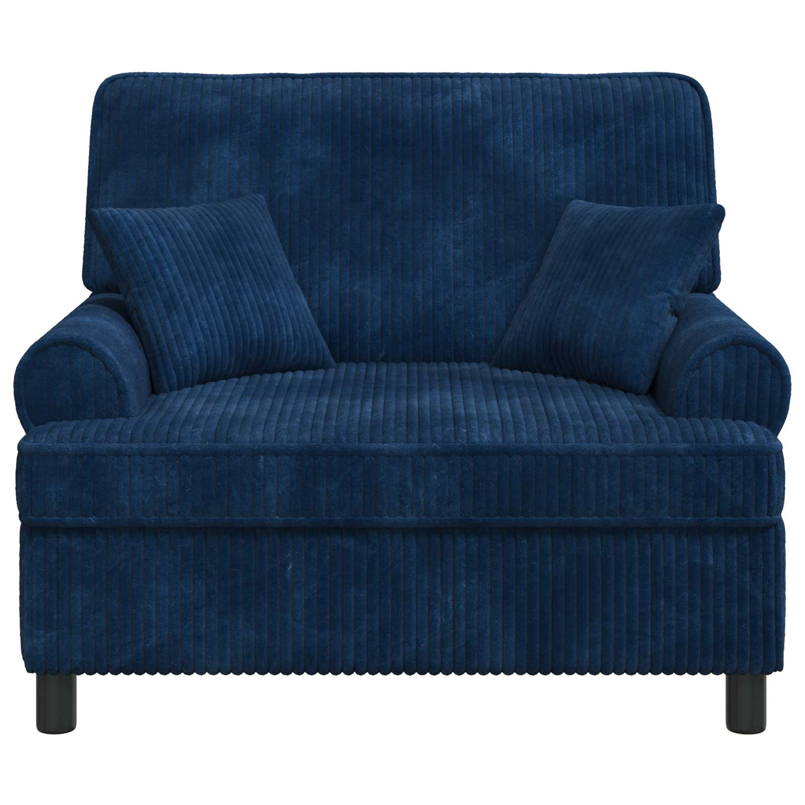 XXL fauteuil met kussens Marineblauw 1,5 Lijnen Stof - Afbeelding 2