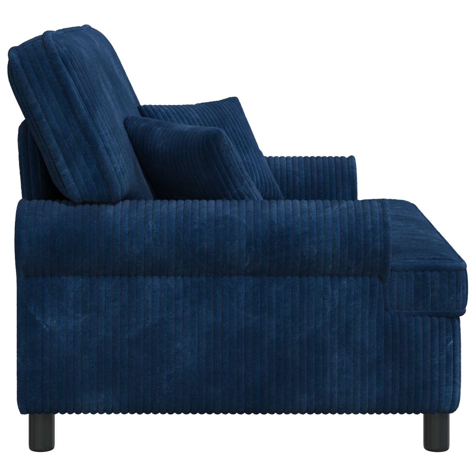 XXL fauteuil met kussens Marineblauw 1,5 Lijnen Stof - Afbeelding 3