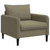 vidaXL XL tugitool Khaki Samet