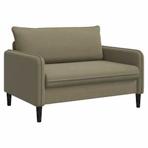 vidaXL XXL-tugitool Khaki Samet