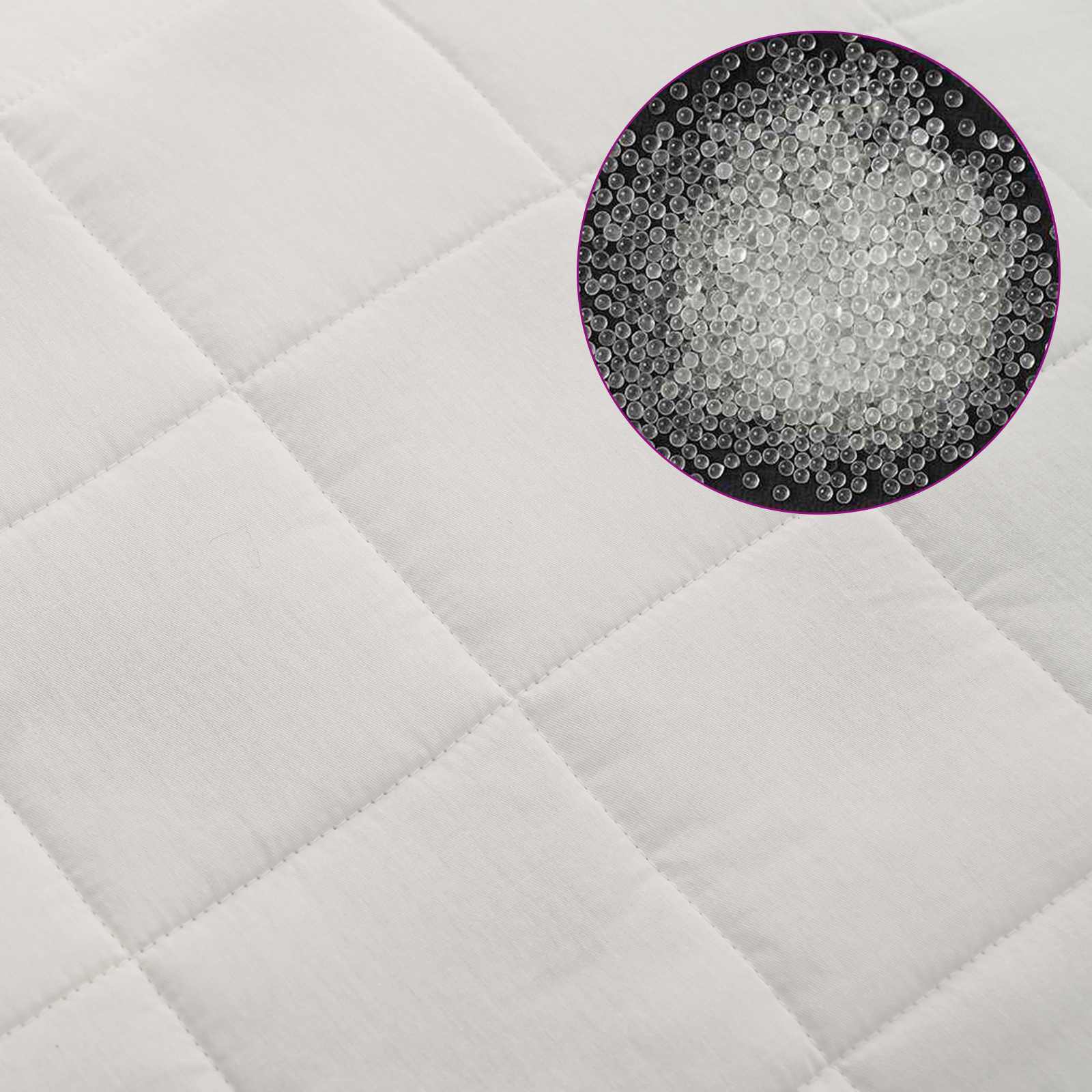 Verzwaringsdeken Wit 200 x 200 cm 9 kg 100% Katoen 205T image 6