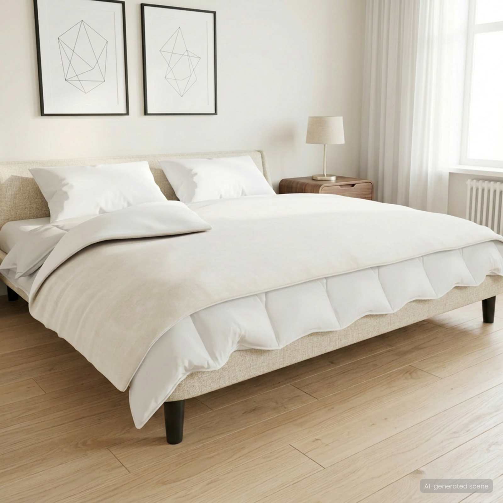 Тежко одеяло Бяло 120 x 180 cm 9 kg 100% Памук 205T