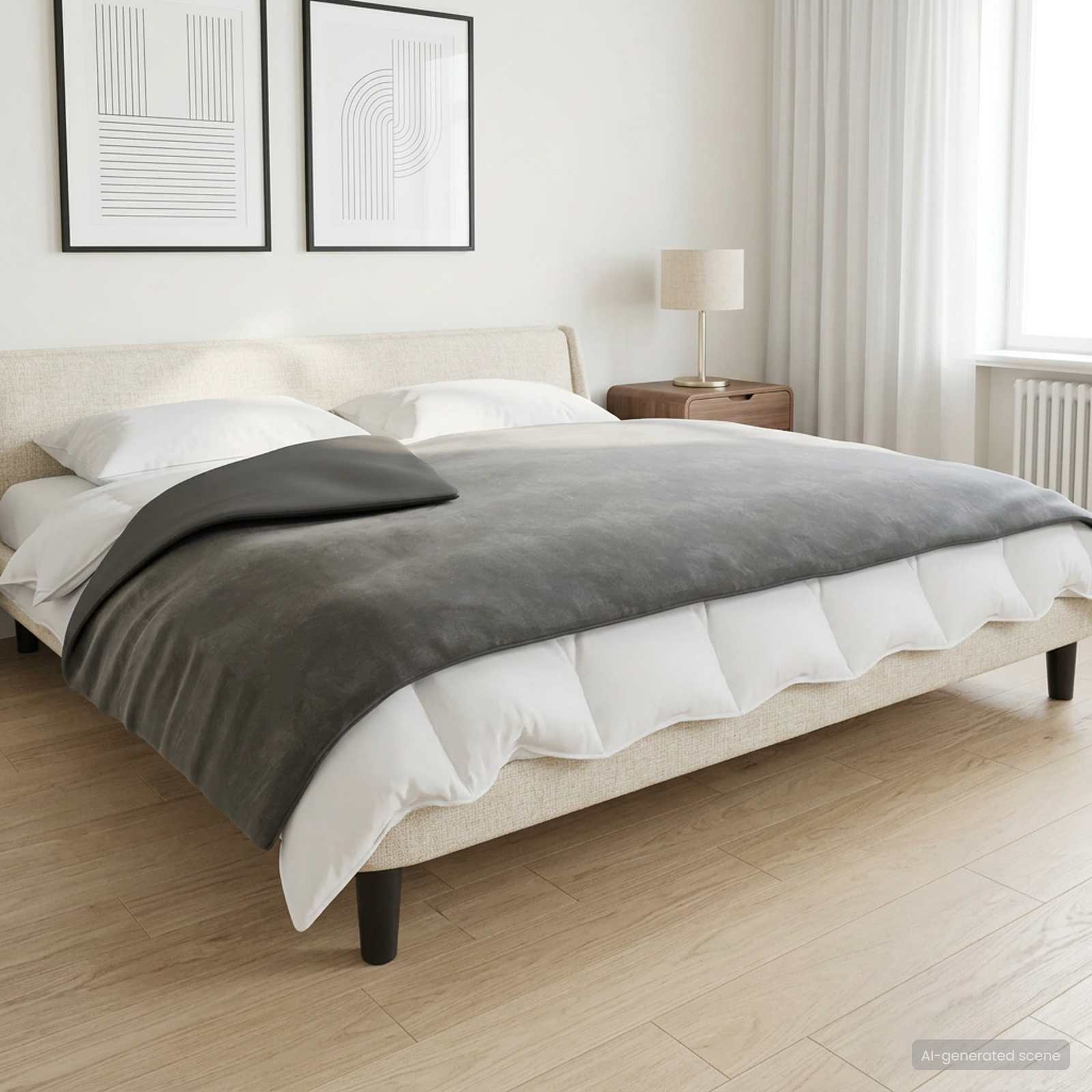 Verzwaarde Dekens Antraciet 150 x 200 cm 11 kg 100% Katoen 205T image 1