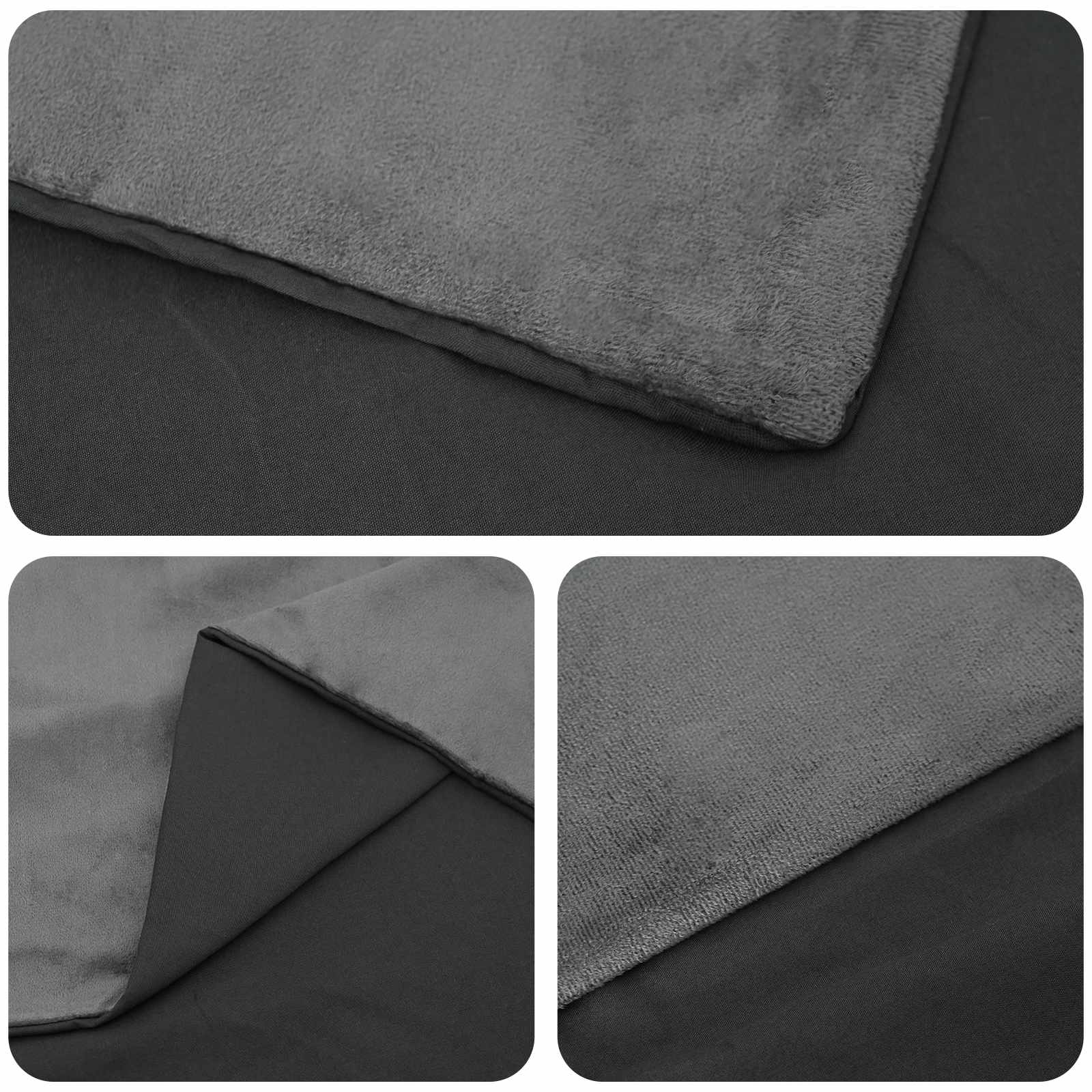 Verzwaarde Dekens Antraciet 200 x 225 cm 13 kg 100% Katoen 205T image 6