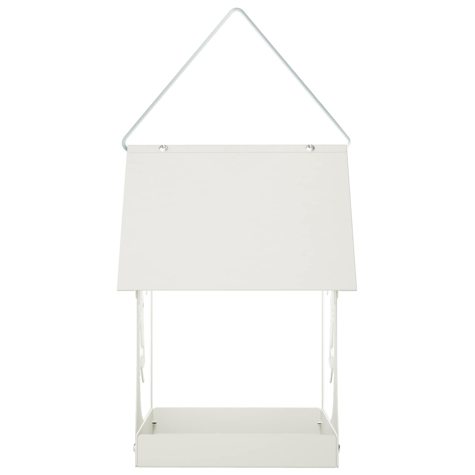 Hangend vogelvoederhuisje Staal Wit image 4