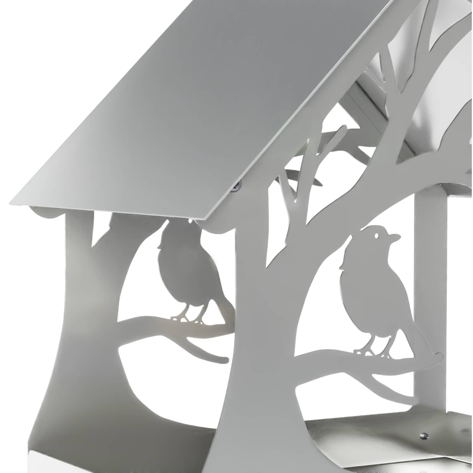 Hangend vogelvoederhuisje Gegalvaniseerd staal zilver image 5